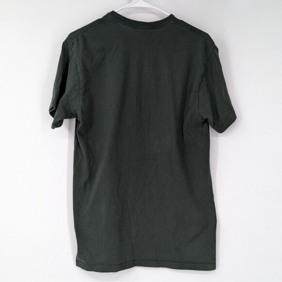 Vans Off the Wall Orange County California Dark Green Skateboard T-shirt Medium - Picture 3 of 4